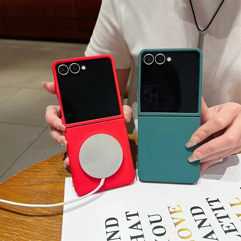Liquid Silicone Magnetic Phone Case - 液体シリコン製ソフトマグネット式スマホケース Samsung Galaxy Z Flip 7