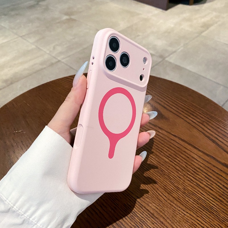 Liquid Silicone Magnetic Phone Case - 高級感のある滑らかな液体シリコン製Magsafe対応ケース iPhone 18 Pro 17 Air