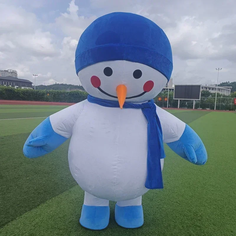 Chargers - 空気で膨らませるタイプの雪だるまの着ぐるみ。クリスマスパーティーやコスプレに最適。大人用。電池や充電器は不要。
