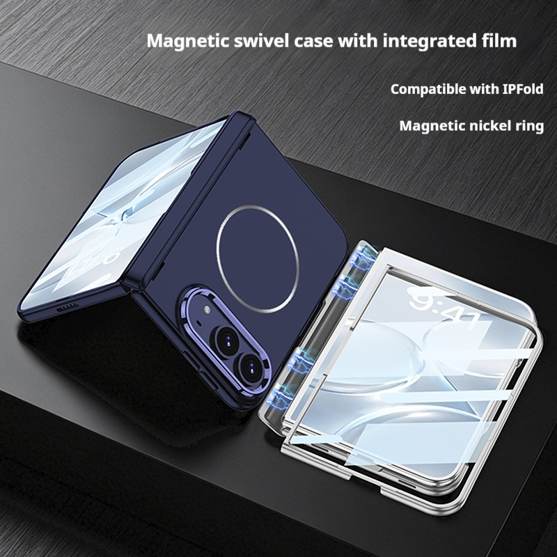 折りたたみ式のヒンジを保護する磁石付きのスマートフォンケース - Screen Protectors のレビューと価格