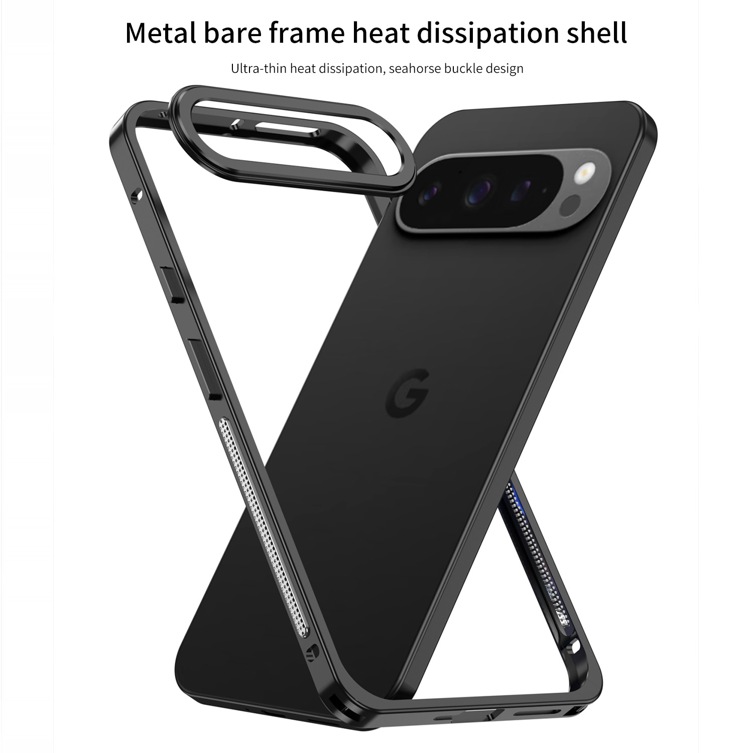 超薄型バンパーアルミメタルフレームハードカバー Google - Metal Bumper Aluminum Frame Case のレビューと価格