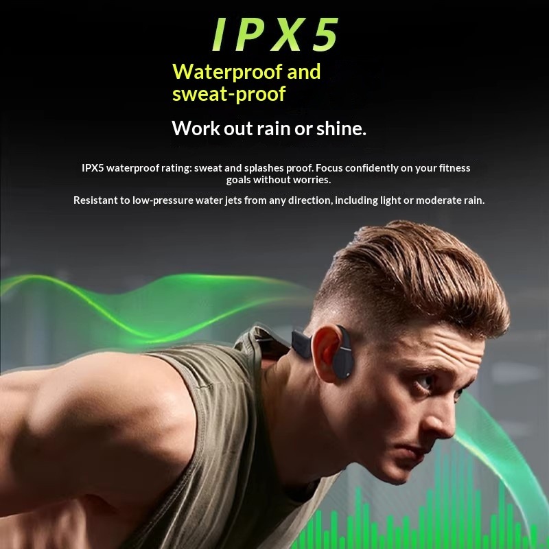 クリエイティブなアウトライナー型防水骨伝導イヤホン、低遅延ワ - Earphones のレビューと価格