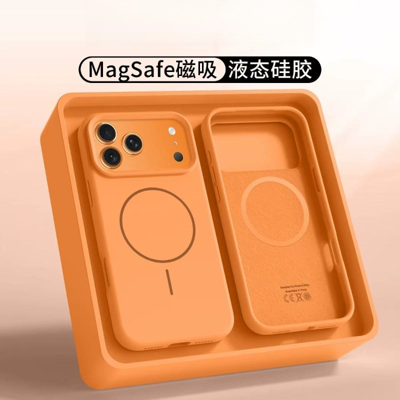 18 ProMax マグネティックオリジナルリキッドシリコン - Liquid Silicone Magnetic Phone Case のレビューと価格