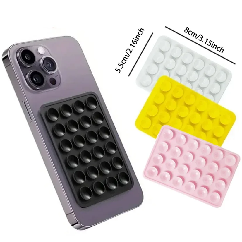 シリコン吸盤式スマホホルダー 多機能吸盤壁掛けスタンド 正方 - Phone Stands のレビューと価格